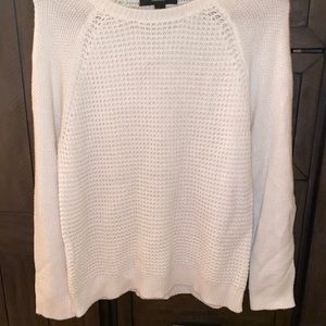 Basic White Sweater